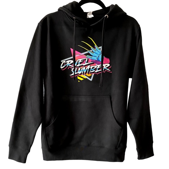 Cruel Slumber Nightmare on Elm Street Freddy Krueger 80s Retrowave Hoodie - Picture 4 of 6